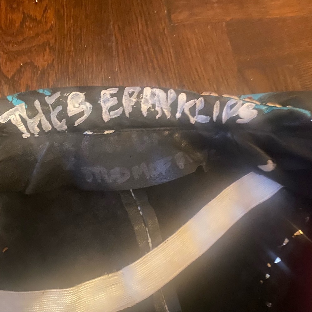 These pink lips leather jacket